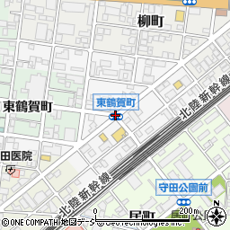 東鶴賀町周辺の地図