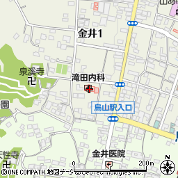 滝田内科医院周辺の地図