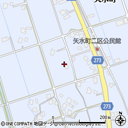 富山県小矢部市矢水町120周辺の地図
