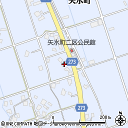 富山県小矢部市矢水町134周辺の地図