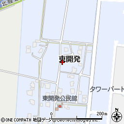 富山県砺波市東開発周辺の地図