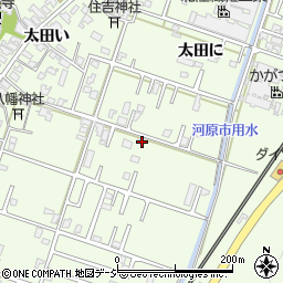 石川県河北郡津幡町太田ほ11周辺の地図