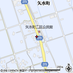 富山県小矢部市矢水町141周辺の地図