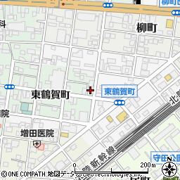 東鶴賀町公民館周辺の地図