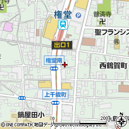 長野県長野市鶴賀権堂町2215-4周辺の地図