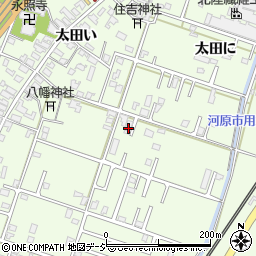 石川県河北郡津幡町太田ほ14周辺の地図