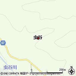 富山県中新川郡立山町虫谷周辺の地図