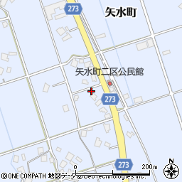 富山県小矢部市矢水町130周辺の地図