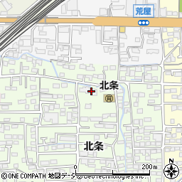 長野県長野市高田100周辺の地図