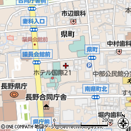 長野合同庁舎別館周辺の地図