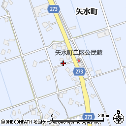 富山県小矢部市矢水町127周辺の地図