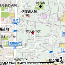 長野県長野市鶴賀権堂町2273周辺の地図