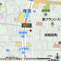 長野県長野市鶴賀権堂町2210周辺の地図