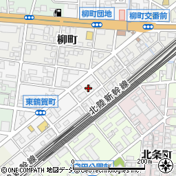 セブンイレブン長野鶴賀店周辺の地図