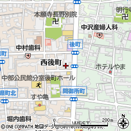 八十二銀行長野支店 ＡＴＭ周辺の地図