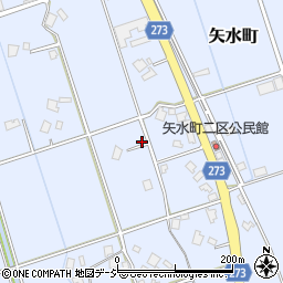 富山県小矢部市矢水町124周辺の地図