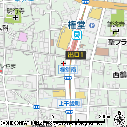 長野県長野市鶴賀権堂町2221-8周辺の地図