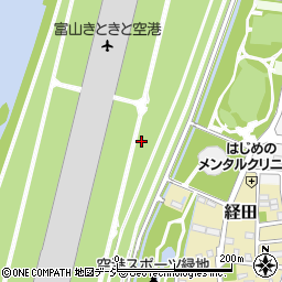 富山県富山市経田周辺の地図