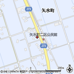 富山県小矢部市矢水町145周辺の地図