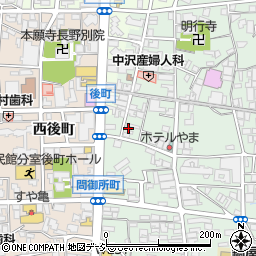 養老乃瀧長野権堂店周辺の地図