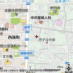 長野県長野市鶴賀権堂町2304周辺の地図