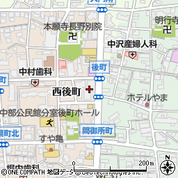 株式会社イトーキ　長野支店周辺の地図