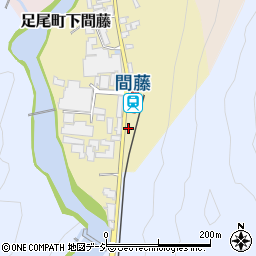 間藤駅前公衆トイレ周辺の地図