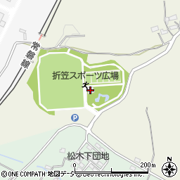 日立市役所　折笠スポーツ広場周辺の地図