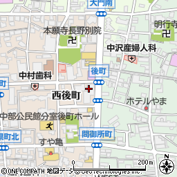 日清食品株式会社　長野営業所周辺の地図