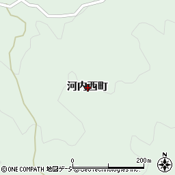 茨城県常陸太田市河内西町周辺の地図