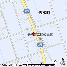 富山県小矢部市矢水町148周辺の地図