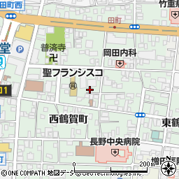 西鶴賀町公民館周辺の地図