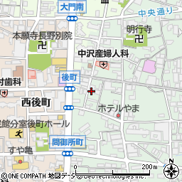 長野県長野市鶴賀権堂町2303周辺の地図