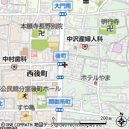 長野県長野市長野東後町2周辺の地図