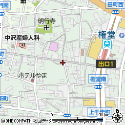 長野県長野市鶴賀権堂町2260周辺の地図