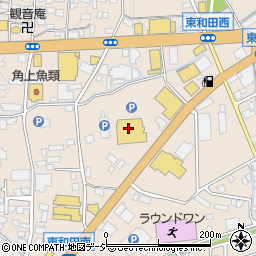 メトロ東和田店周辺の地図