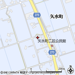 富山県小矢部市矢水町125周辺の地図