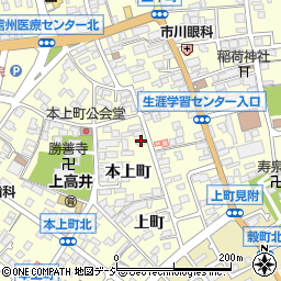 長野県須坂市須坂100周辺の地図