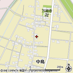 長野県須坂市中島町周辺の地図
