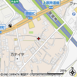 群馬県沼田市上原町1689-15周辺の地図