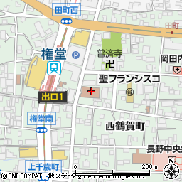 長野市男女共同参画センター女性のための相談周辺の地図