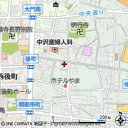 上島美容院周辺の地図