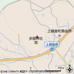 栃木県宇都宮市上横倉町周辺の地図
