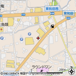 コバック東和田店周辺の地図