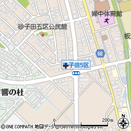 富山県富山市婦中町砂子田周辺の地図