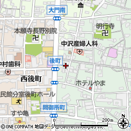 長野県長野市鶴賀権堂町2320周辺の地図