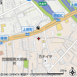 群馬県沼田市上原町1704-2周辺の地図