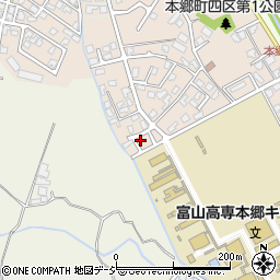 富山県富山市本郷町145-12周辺の地図