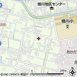 富山県富山市赤田周辺の地図