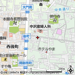 タケダ生花店権堂店周辺の地図